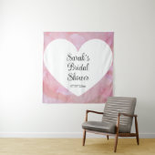 Wedding shower wall poster personalized タペストリー (インサイチュ)