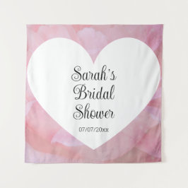 Wedding shower wall poster personalized タペストリー