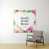 Wedding shower wall poster personalized タペストリー (インサイチュ)