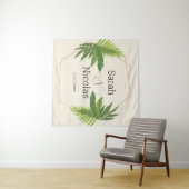 Wedding shower wall poster personalized タペストリー (インサイチュ(横))