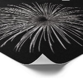 Wedding Sign Fireworks Let the Sparks Fly ポスター (角)