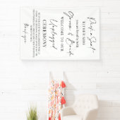 Wedding Sign – Pick a Seat, Not a Side | Unplugged 横断幕 (インサイチュ)