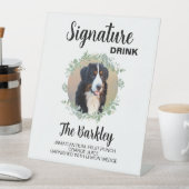 Wedding Signature Drink Dog Photo 台座サイン (インサイチュ)