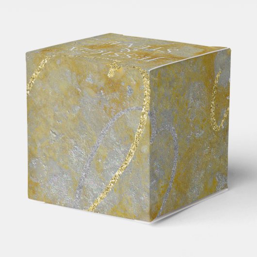 Wedding Silver Lining Classic フェイバーボックス (裏面サイド)