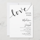 Wedding, Simple Typography, Christian, Invitation 招待状 (正面)
