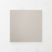 Wedding Soft Beige All in one set 三つ折り招待状 (カバー)