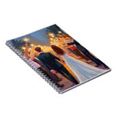 Wedding Sparklers | Marriage Celebration Painted ノートブック (右側)