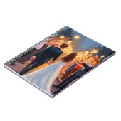 Wedding Sparklers | Marriage Celebration Painted ノートブック (左側)