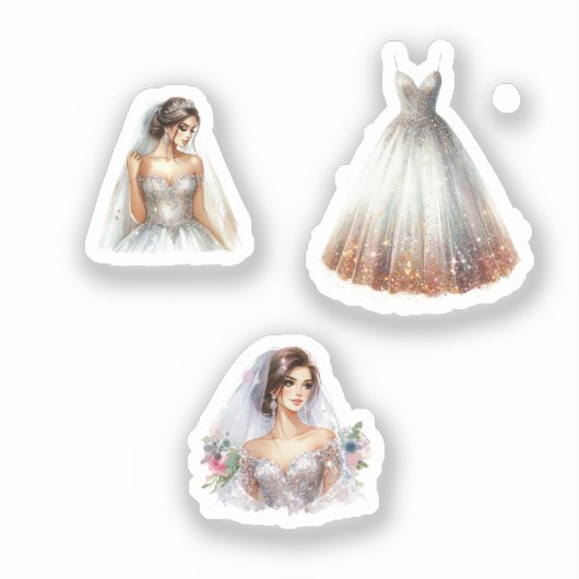 wedding stickers シール (正面)