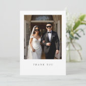 Wedding Sunglasses Photo Thank You Card サンキューカード (スタンド正面)