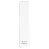 Wedding Table Runner, Personalized Last Name Sign ショートテーブルランナー (正面)