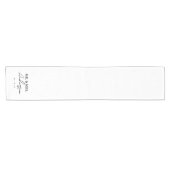 Wedding Table Runner, Personalized Last Name Sign ショートテーブルランナー (横)