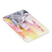 Wedding table under warm sunlight マグネット (右側)