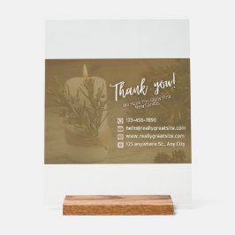 Wedding Tabletop Signs TrendUp Elegant アクリルサイン