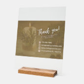 Wedding Tabletop Signs TrendUp Elegant  アクリルサイン (傾斜)