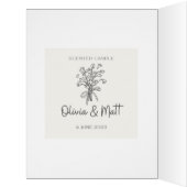 Wedding Tabletop Signs TrendUp Elegant Personali (内側(左))