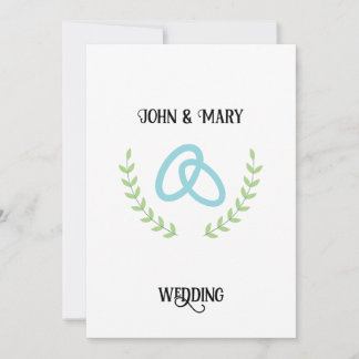 Wedding Tag  announcement  招待状