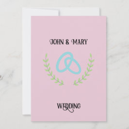 Wedding Tag announcement 招待状