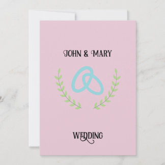 Wedding Tag announcement 招待状