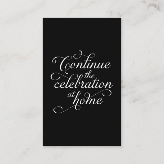 Wedding Thank You Card 名刺 (正面)