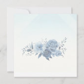 Wedding Thank You Card Elegant Editable サンキューカード (裏面)