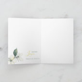 Wedding Thank You Card, Vertical, Dogwood サンキューカード (内部)