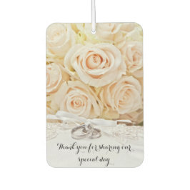 Wedding Thank You Favor カーエアーフレッシュナー
