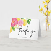 Wedding Thank You Notes for Summer - Expressing Gr カード (黄色い花)