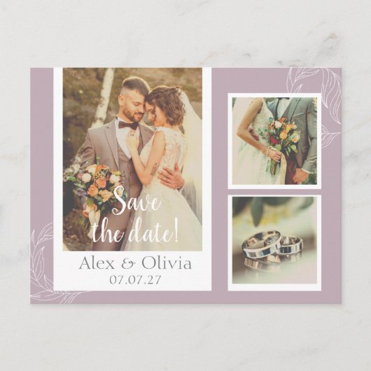 Wedding Thank You Postcard ポストカード (正面)