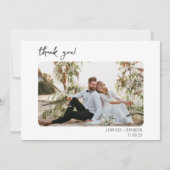 Wedding thank you whimsical サンキューカード (正面)