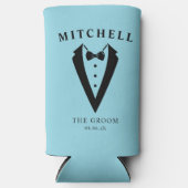 Wedding Tuxedo Personalized The Groom スリム缶クーラー (正面)