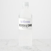 Wedding Water Bottle Label 100 ペットボトルラベル (正面)