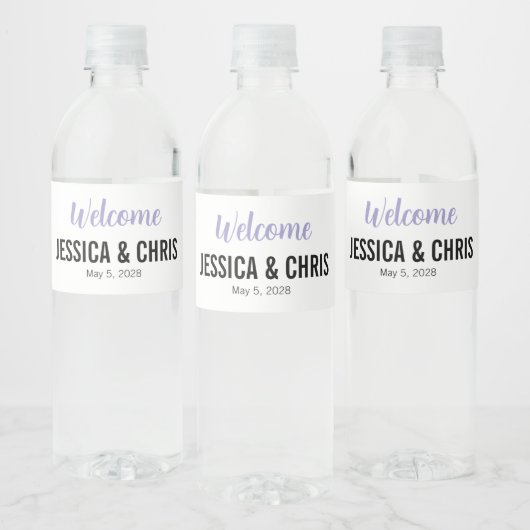 Wedding Water Bottle Label 100 ペットボトルラベル (ボトル)