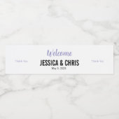 Wedding Water Bottle Label 100 ペットボトルラベル (シングルラベル)