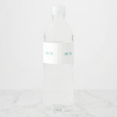 Wedding Water Bottle Sticker WW-006v1 ペットボトルラベル (裏面)