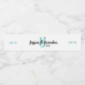 Wedding Water Bottle Sticker WW-006v1 ペットボトルラベル (シングルラベル)