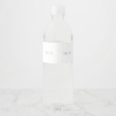 Wedding Water Bottle Sticker WW-006v2 ペットボトルラベル (裏面)
