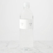 Wedding Water Bottle Sticker WW-044v1 ペットボトルラベル (裏面)