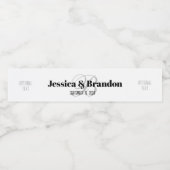 Wedding Water Bottle Sticker WW-044v1 ペットボトルラベル (シングルラベル)