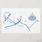 Wedding Weekend Welcome Map CUSTOM FOR CHRISTINE (裏面)