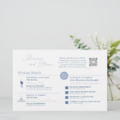 Wedding Weekend Welcome Map CUSTOM FOR CHRISTINE (スタンド正面)