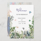  wedding Welcome Sign シーズンカード (正面/裏面)