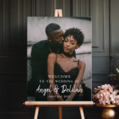 Wedding Welcome Sign Poster with Photo ポスター