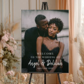 Wedding Welcome Sign Poster with Photo ポスター
