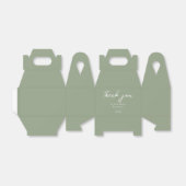 Wedding Wine Labels Elegant Typography フェイバーボックス (折り畳みなし)