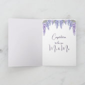 Wedding Wisteria Arch In a Garden カード (内部)