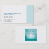 WeddingWireは名刺を評価しました 名刺 (正面/裏面)