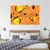 Wedge of the Atomic Monster - Ken Gage MCM Art キャンバスプリント (インサイチュ (寝室))