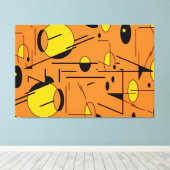 Wedge of the Atomic Monster - Ken Gage MCM Art キャンバスプリント (インサイチュ (ウッドフロア))