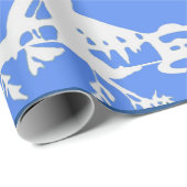 Wedgewoodの包装紙-鳥白か青い愛 ラッピングペーパー (ロールコーナー)